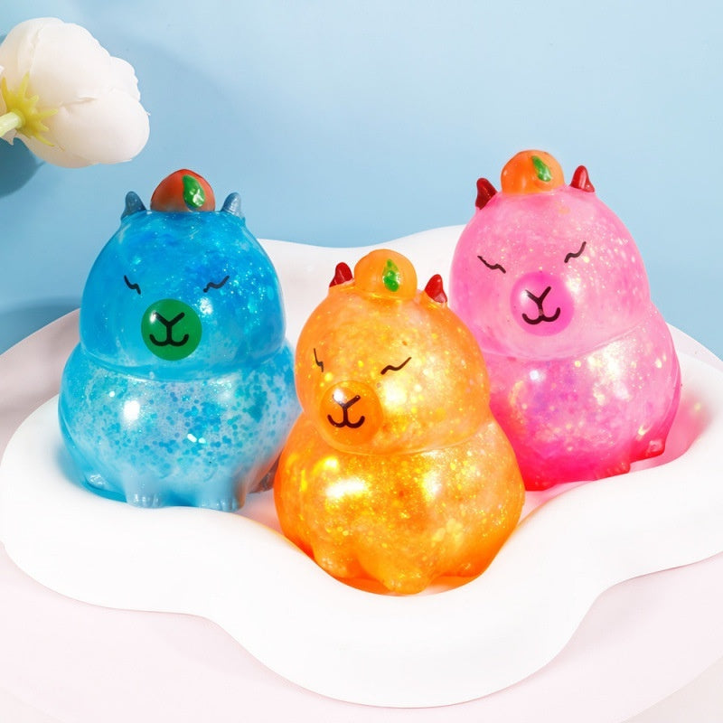 Golden Powder Maltose Ball Stress-Relief Toy