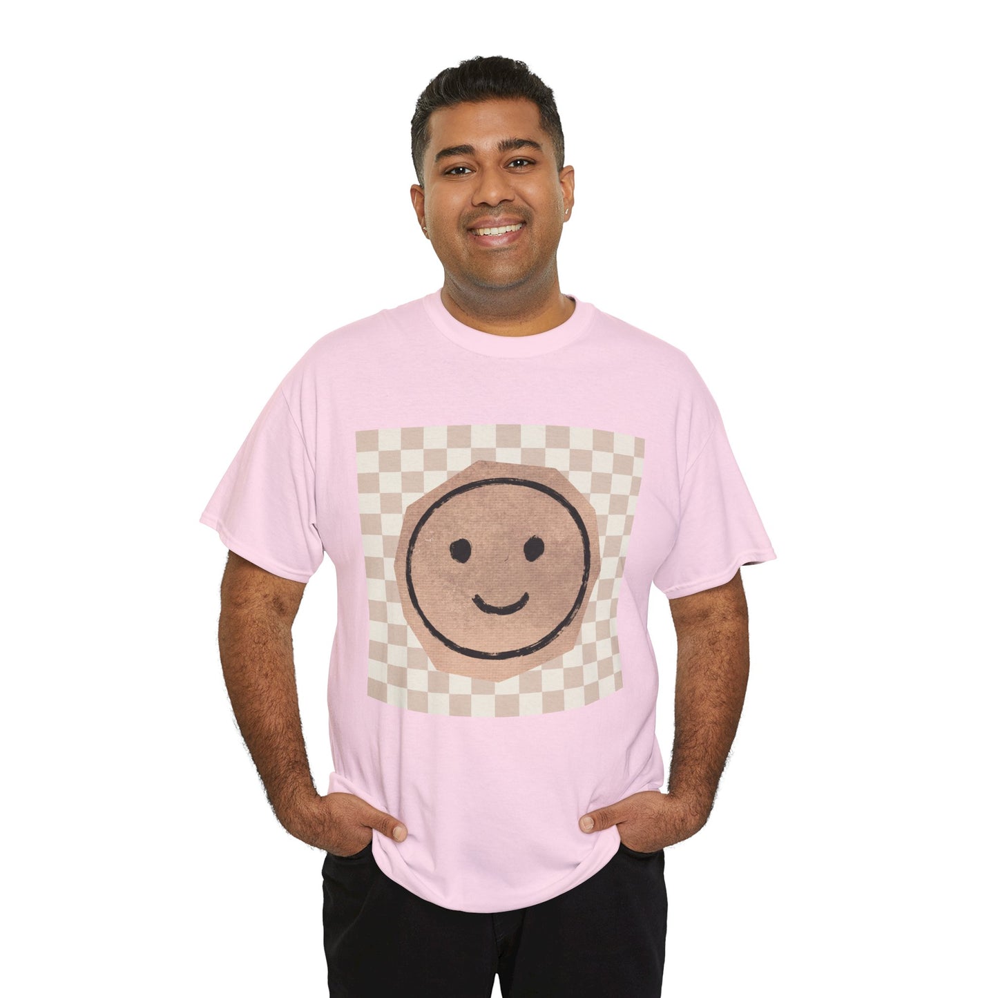 Smiley Checkerboard Unisex T-Shirt
