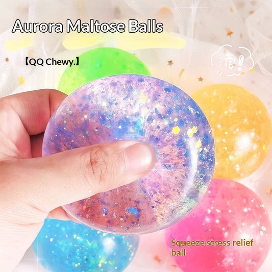 Golden Powder Maltose Ball Stress-Relief Toy