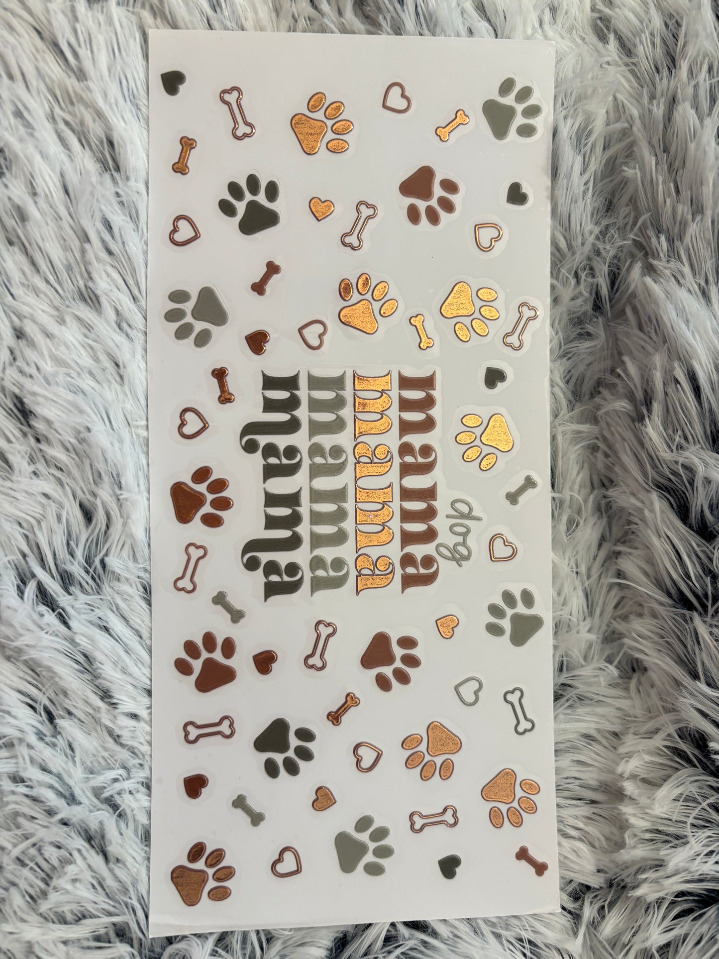 Dog Mama UV DTF