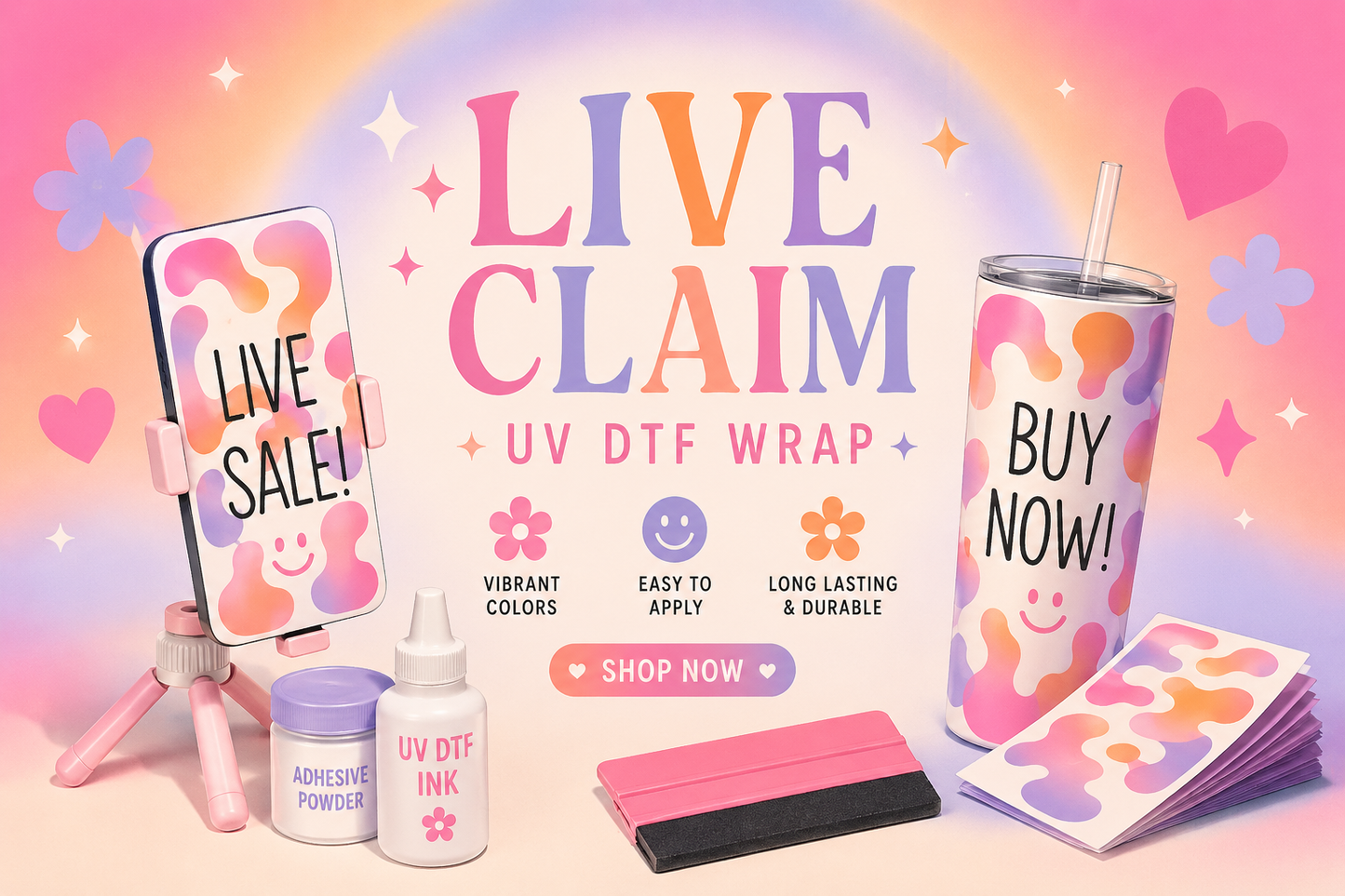 Live Claim UV DTF