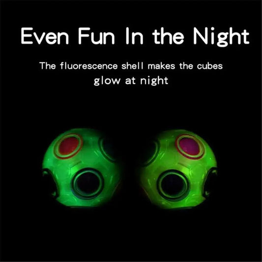 Educational Small Antistress Cube Rainbow Ball Puzzles Magic Stress Reliever Football Learning Fun Toys For Children And Adult