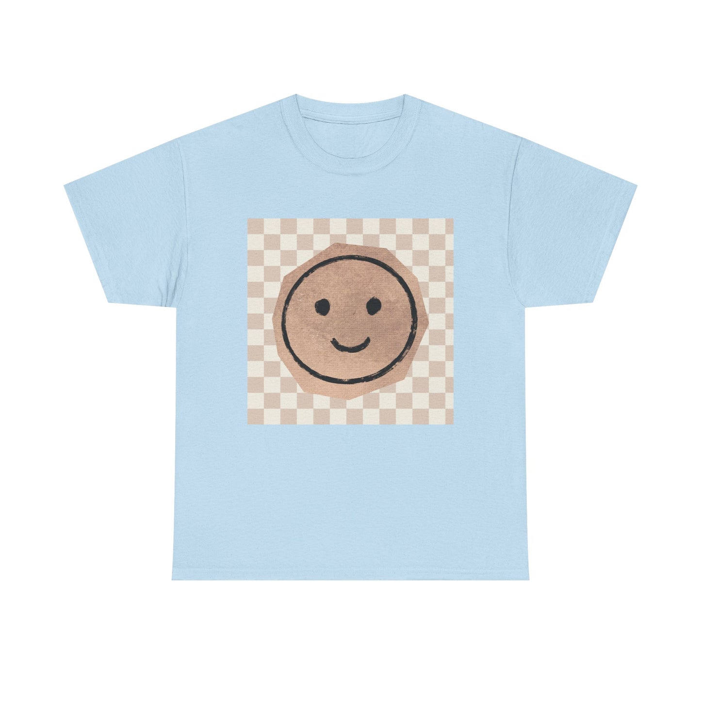 Smiley Checkerboard Unisex T-Shirt