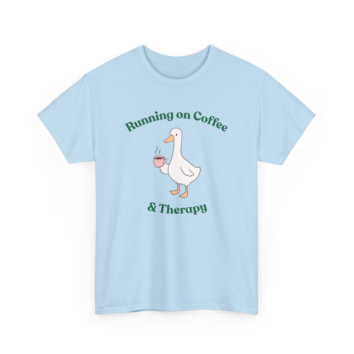 "Running on Coffee & Therapy" Unisex T-Shirt
