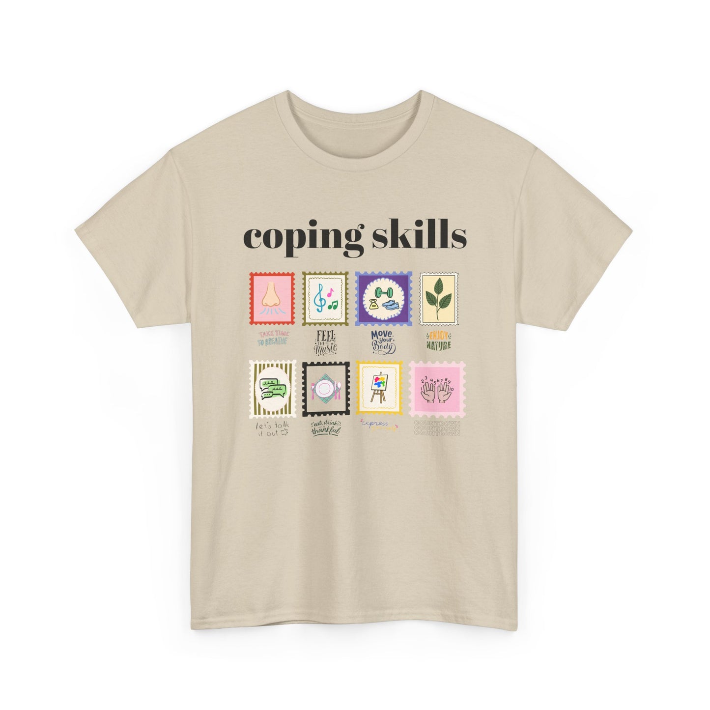 Coping Skills Stamps Unisex T-Shirt