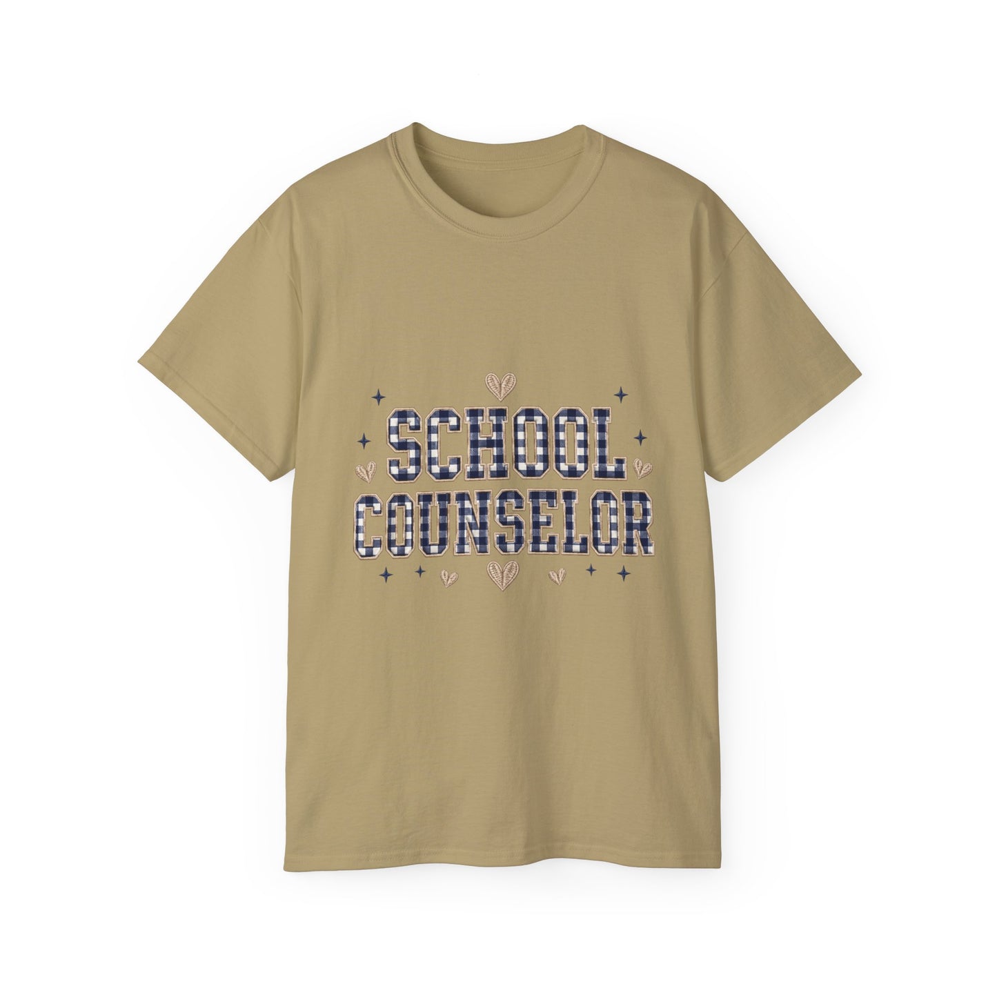 Navy Plaid SC T-Shirt *Not Embroidered*