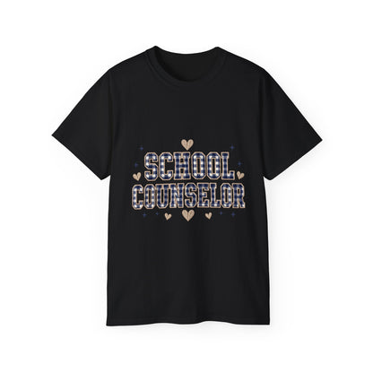 Navy Plaid SC T-Shirt *Not Embroidered*