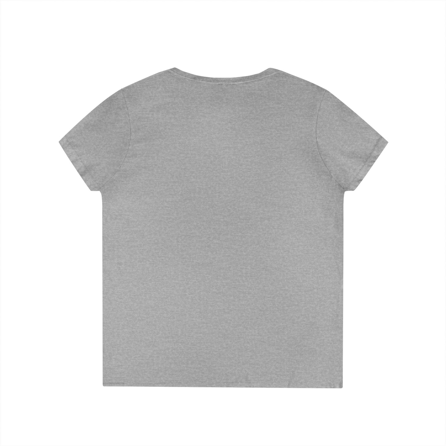 EDS Pledge Ladies' V-Neck T-Shirt (Navy & Baby Blue Logo)