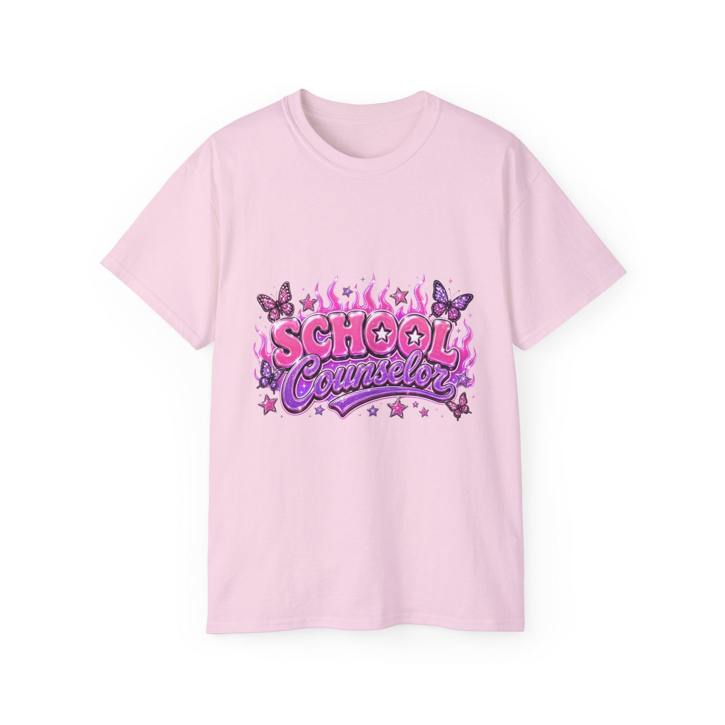Pink Butterfly Flame SC T-Shirt