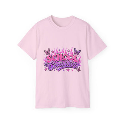 Pink Butterfly Flame SC T-Shirt