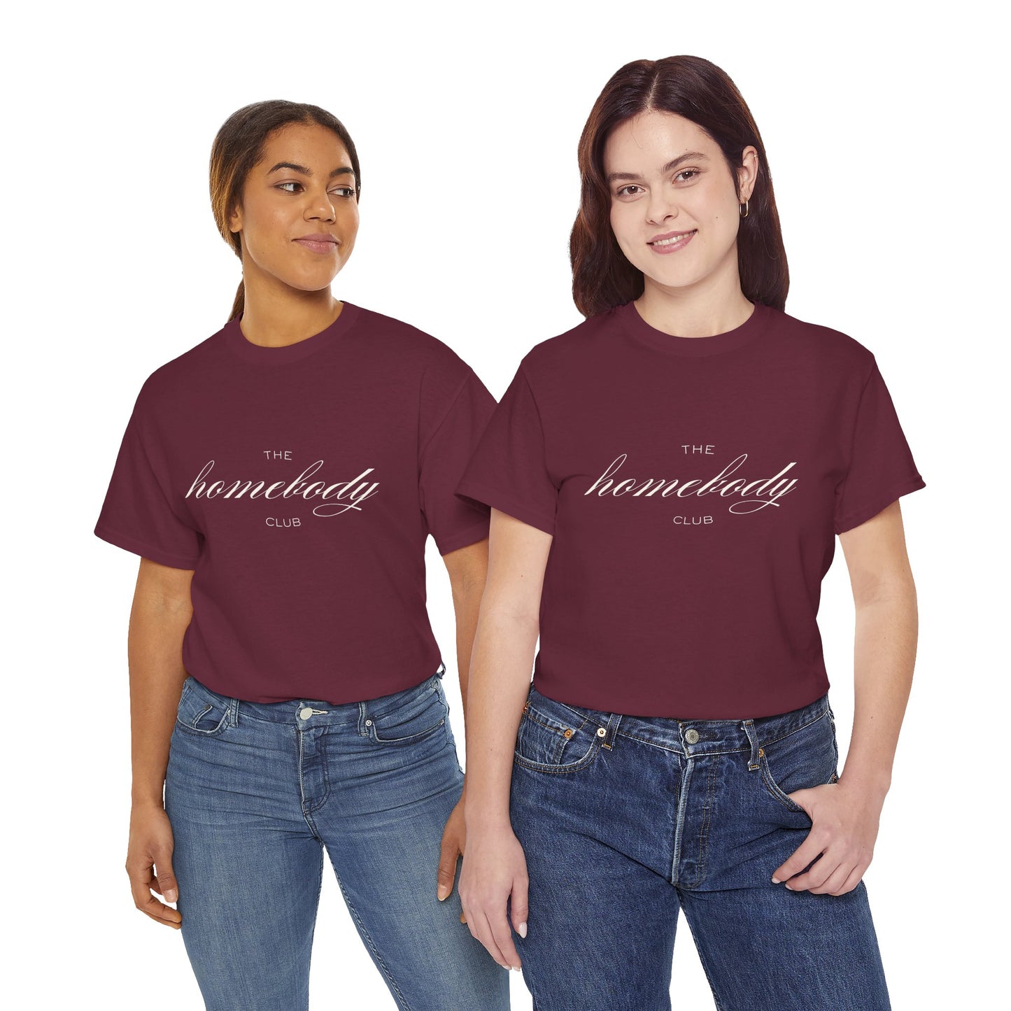 Homebody Club Unisex T-Shirt (White logo)