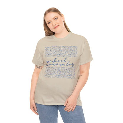 Blue Doodle School Counselor Unisex T-Shirt