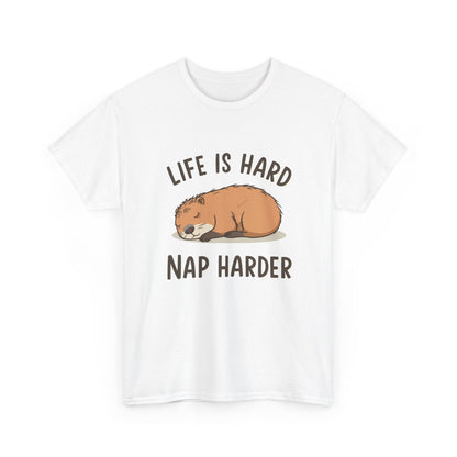 "Life Is Hard, Nap Harder" Unisex T-Shirt