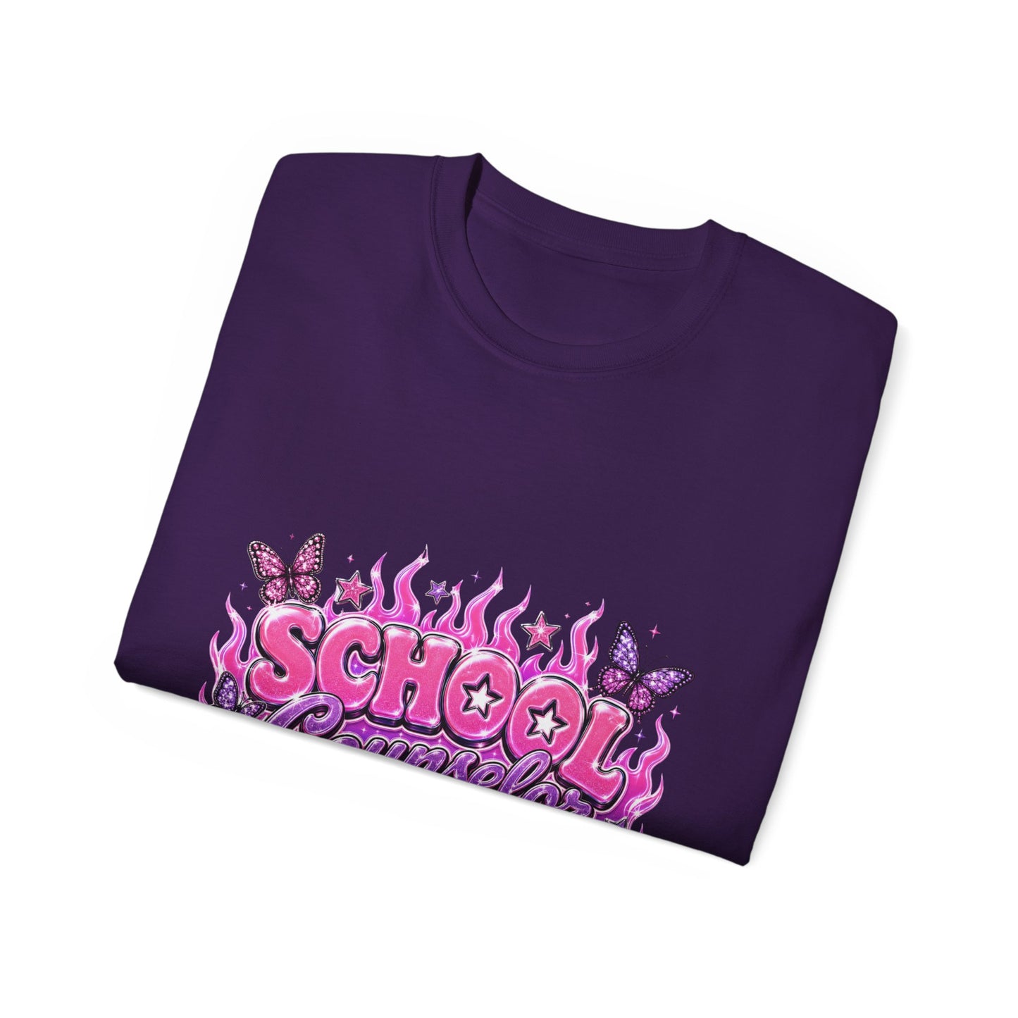 Pink Butterfly Flame SC T-Shirt