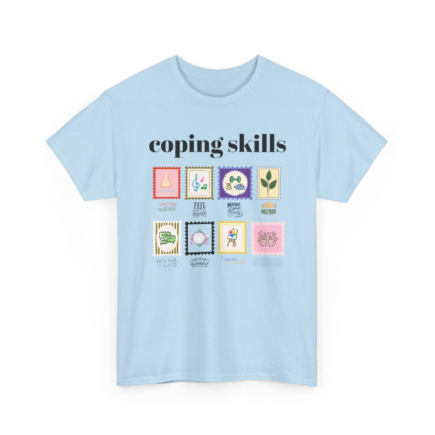 Coping Skills Stamps Unisex T-Shirt