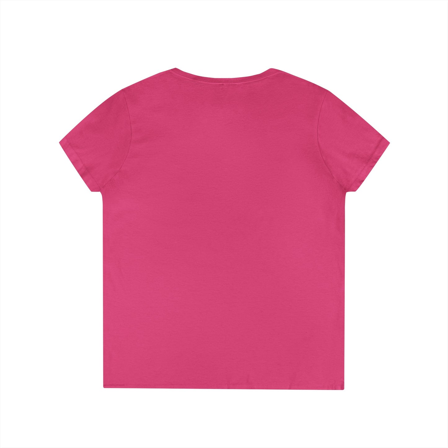 EDS Pledge Ladies' V-Neck T-Shirt (Navy & Baby Blue Logo)