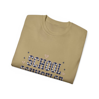 Navy Plaid SC T-Shirt *Not Embroidered*