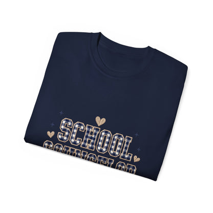 Navy Plaid SC T-Shirt *Not Embroidered*