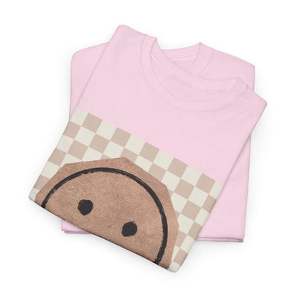 Smiley Checkerboard Unisex T-Shirt