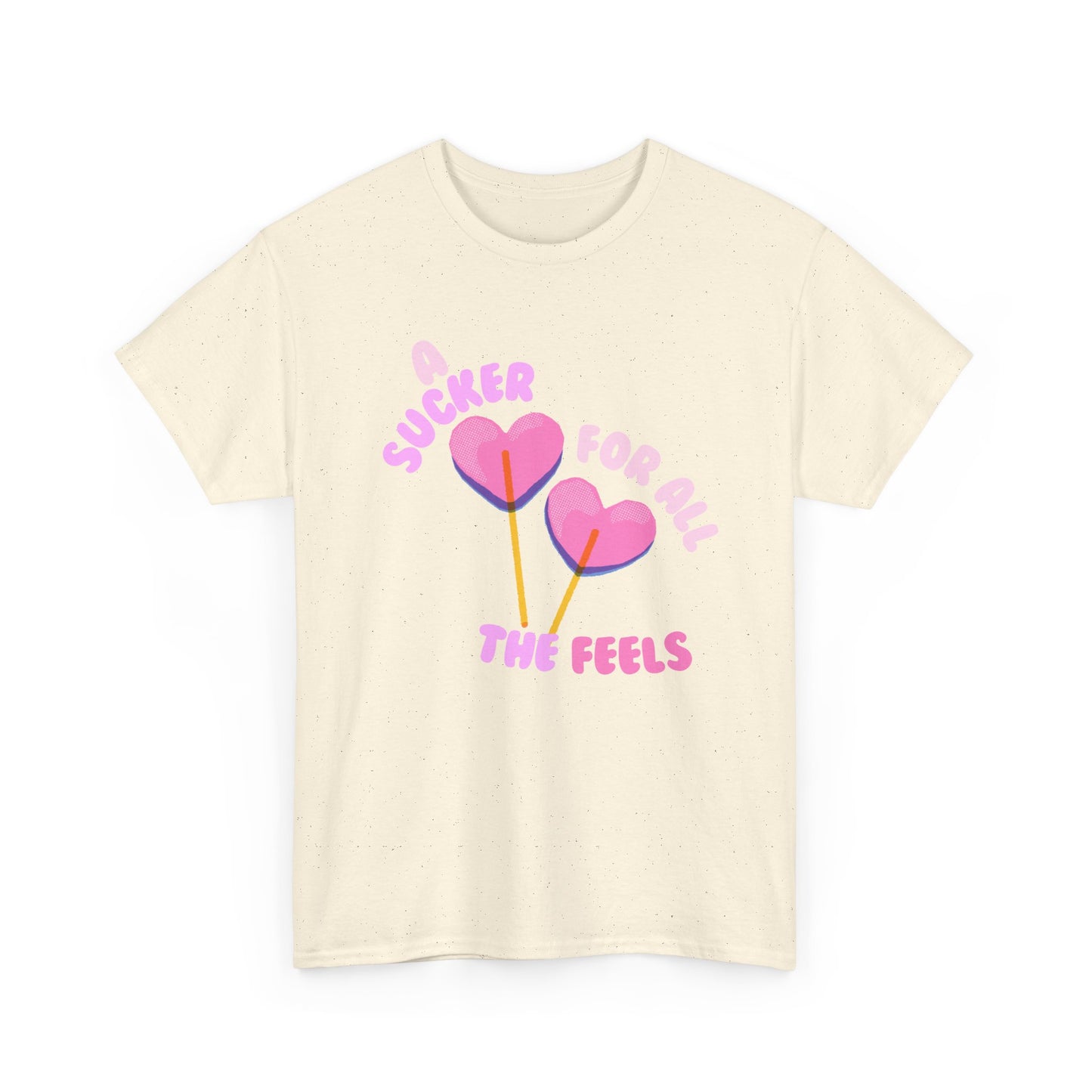 "A Sucker For All The Feels" Heart Lollipop Unisex T-Shirt