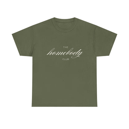 Homebody Club Unisex T-Shirt (White logo)