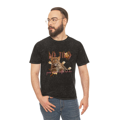 Retro Mineral-Wash "Def Tired" T-Shirt