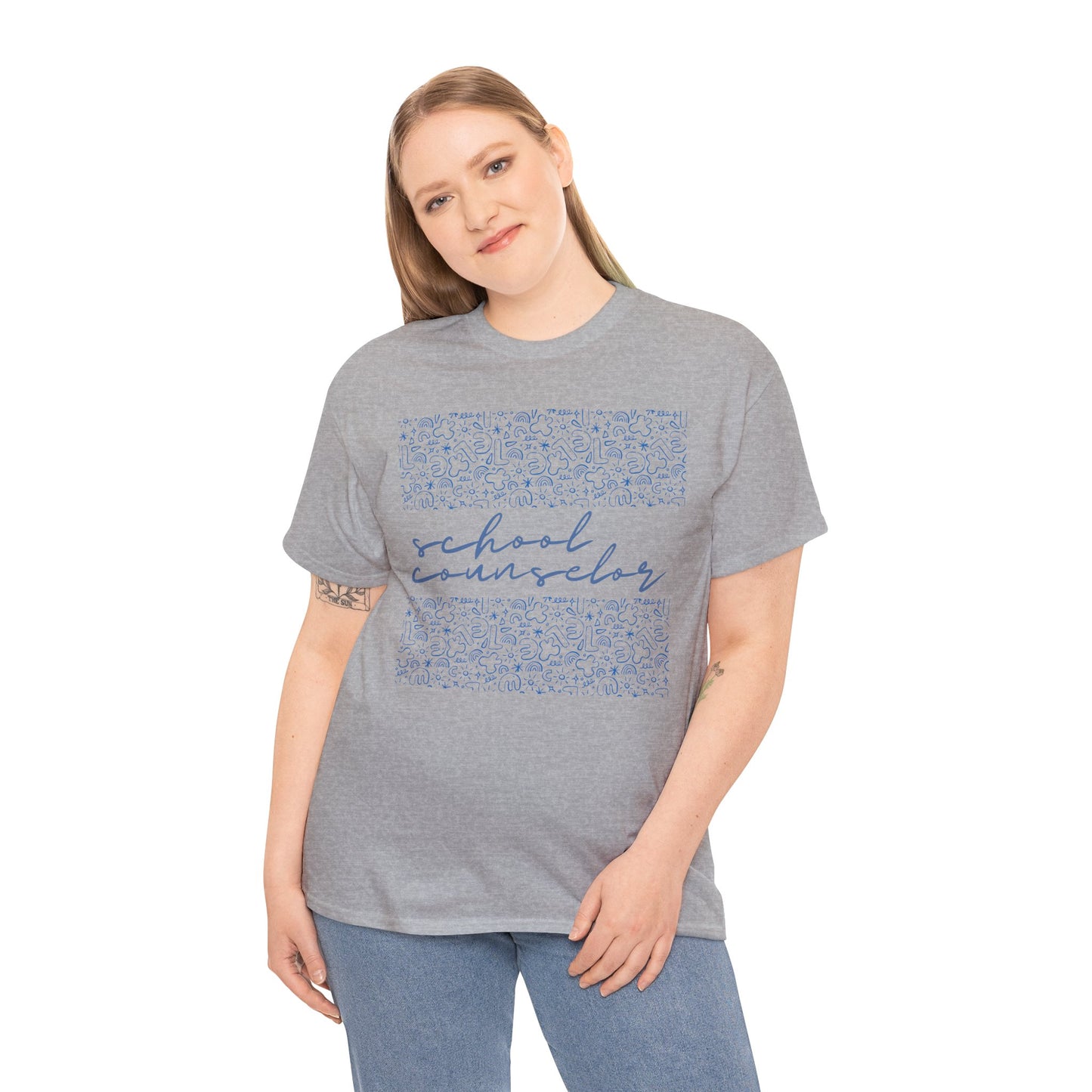Blue Doodle School Counselor Unisex T-Shirt