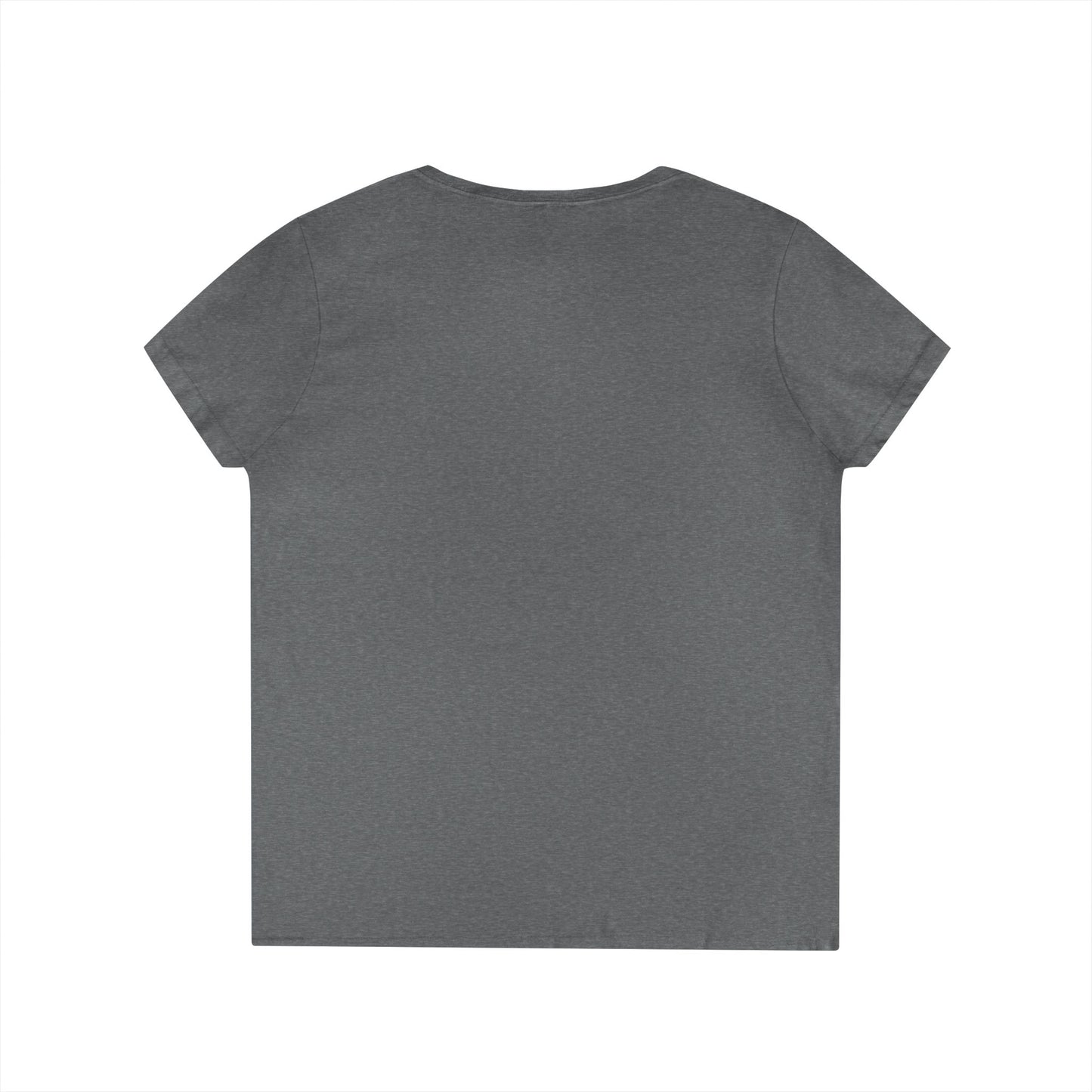 EDS Pledge Ladies' V-Neck T-Shirt (Baby Blue/White Logo)