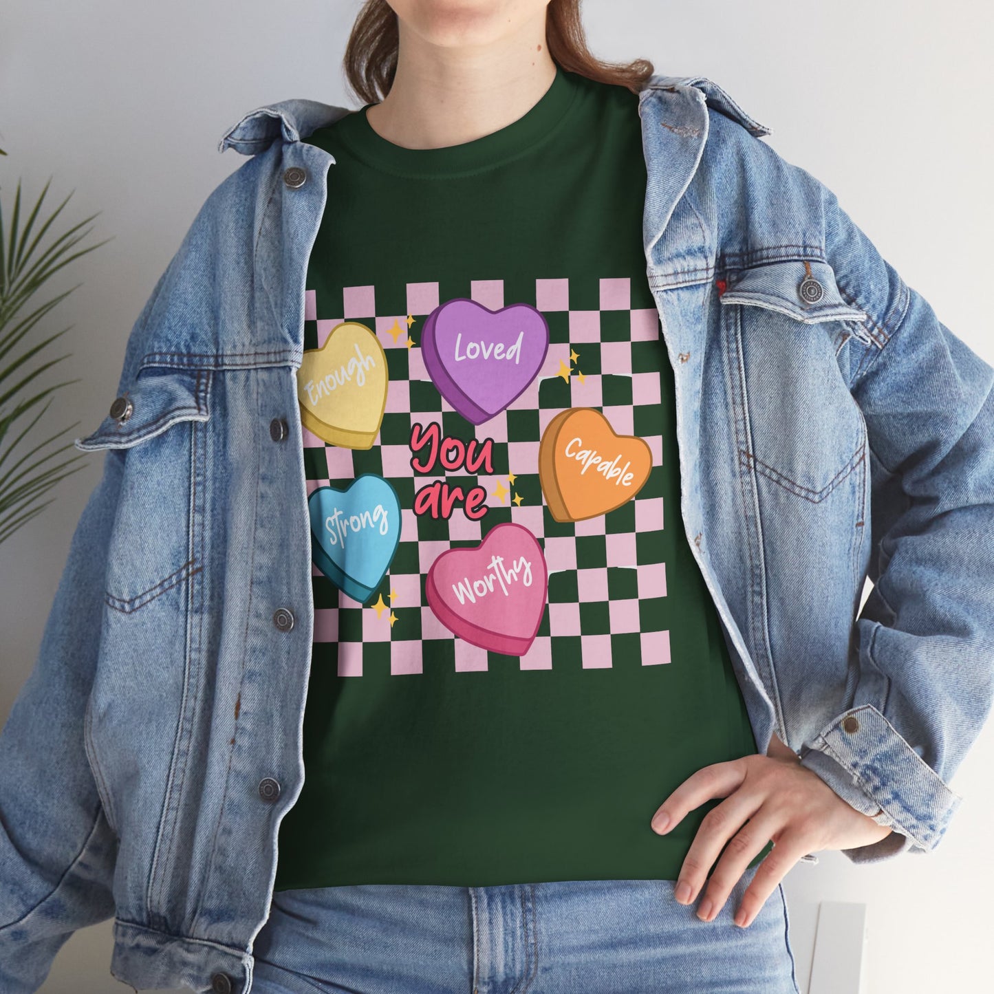 Positive Candy Hearts Unisex T-Shirt