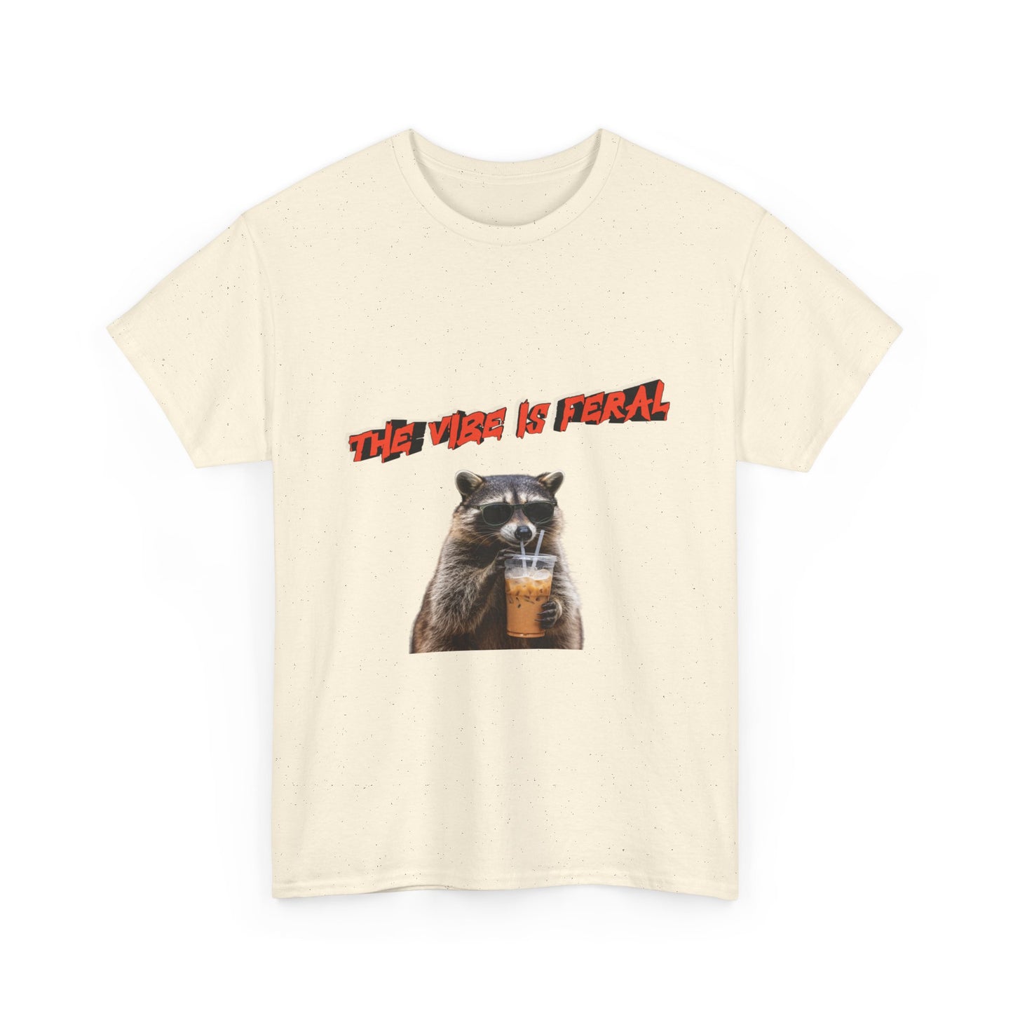 "The Vibe Is Feral" Raccoon T-Shirt