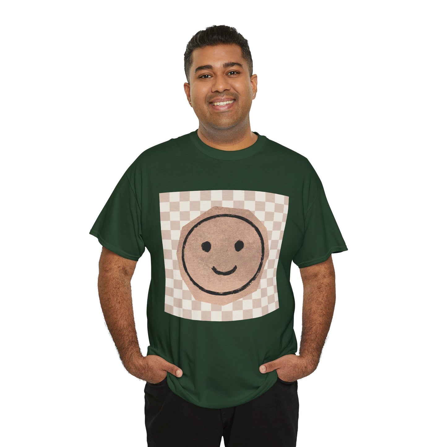 Smiley Checkerboard Unisex T-Shirt