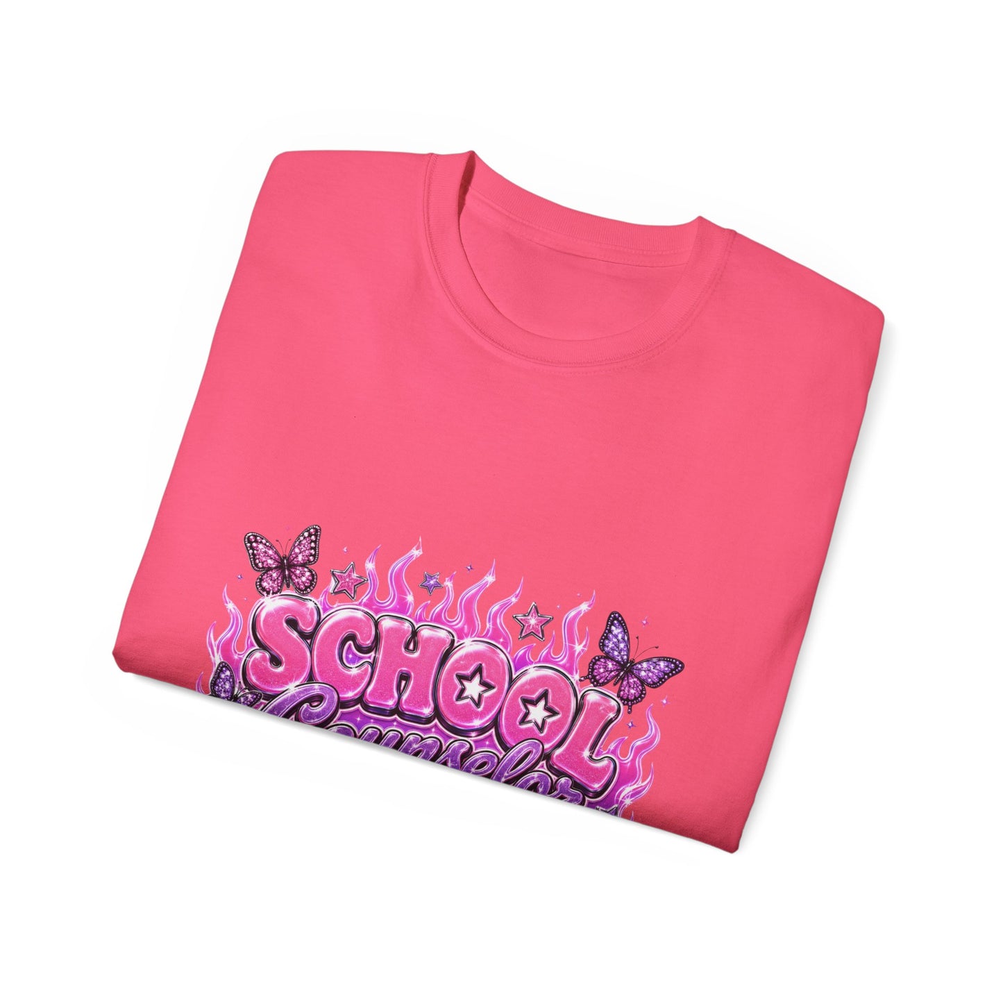 Pink Butterfly Flame SC T-Shirt