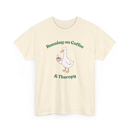 "Running on Coffee & Therapy" Unisex T-Shirt
