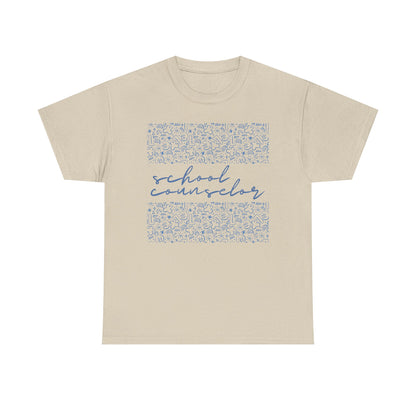 Blue Doodle School Counselor Unisex T-Shirt
