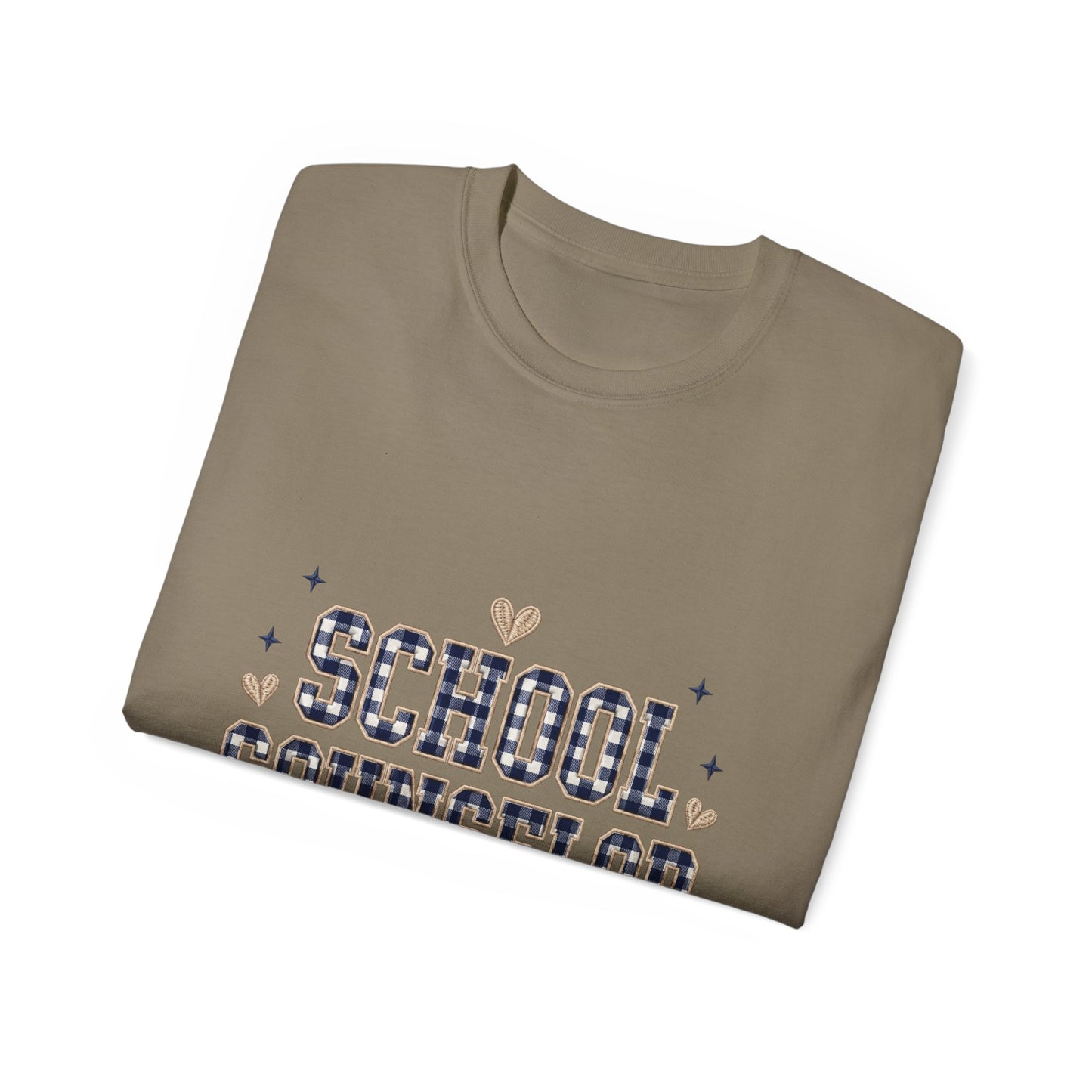 Navy Plaid SC T-Shirt *Not Embroidered*
