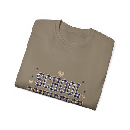 Navy Plaid SC T-Shirt *Not Embroidered*