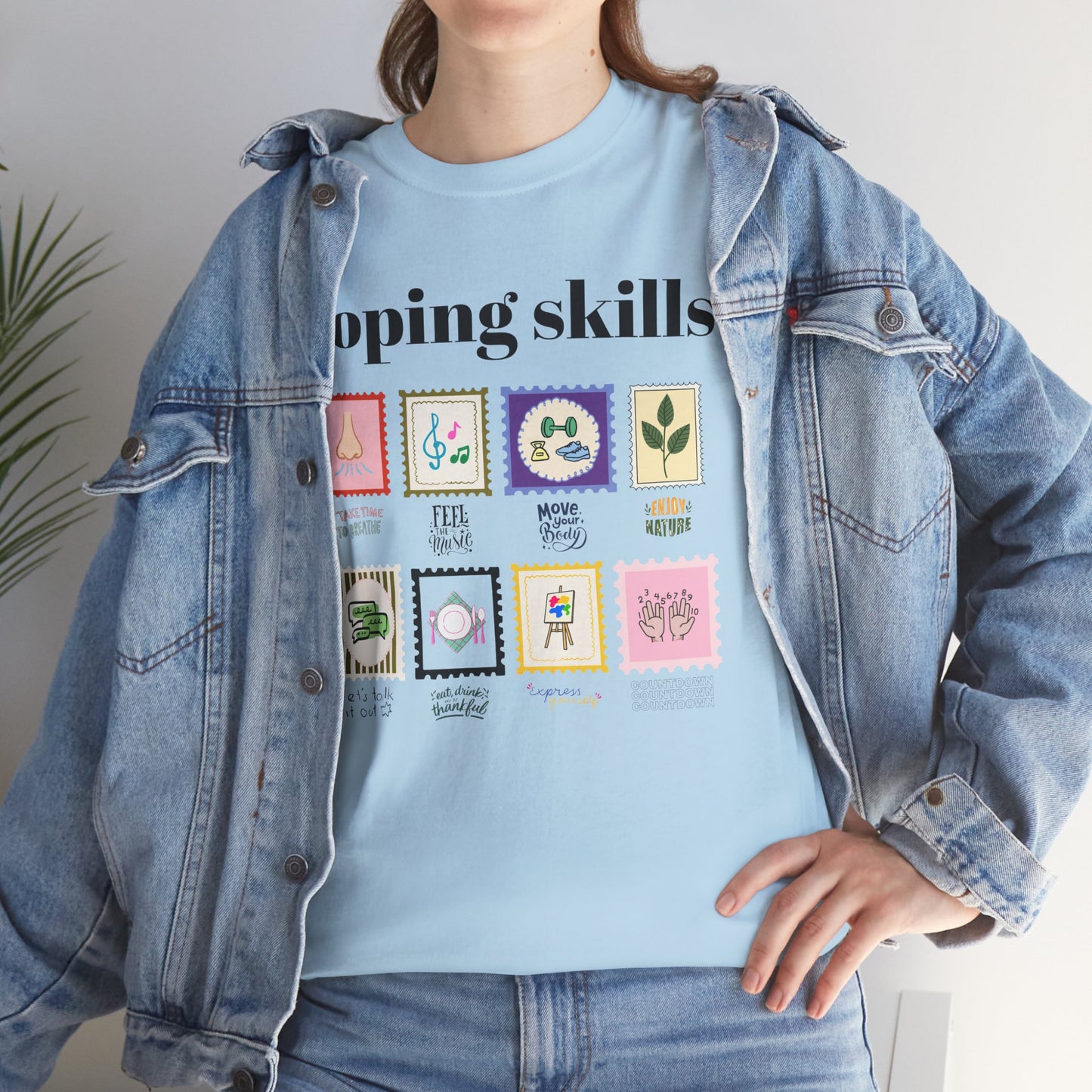 Coping Skills Stamps Unisex T-Shirt