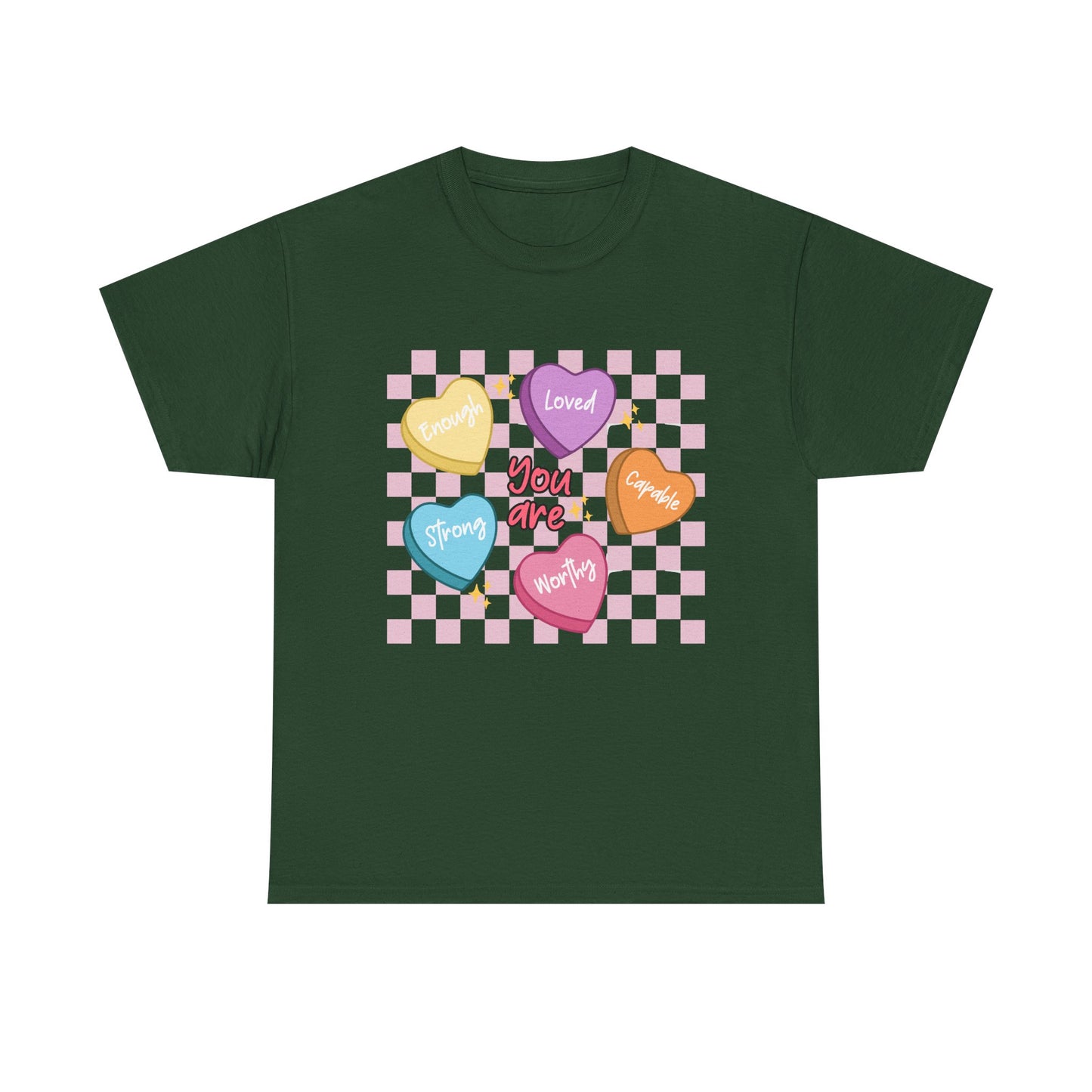 Positive Candy Hearts Unisex T-Shirt