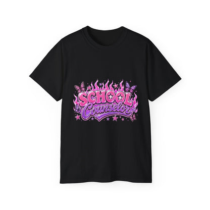 Pink Butterfly Flame SC T-Shirt