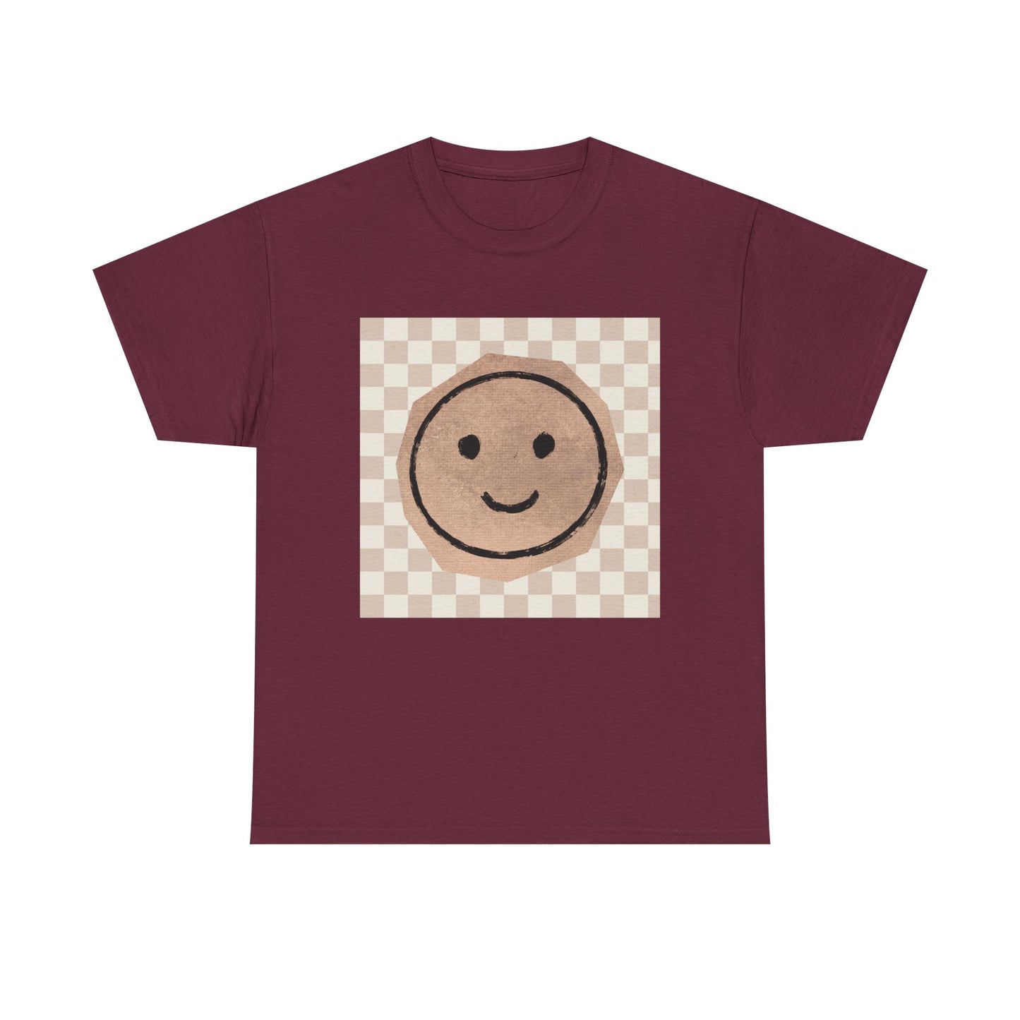 Smiley Checkerboard Unisex T-Shirt