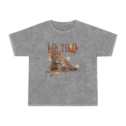 Retro Mineral-Wash "Def Tired" T-Shirt