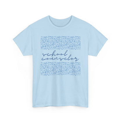 Blue Doodle School Counselor Unisex T-Shirt