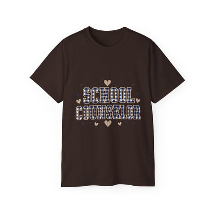 Navy Plaid SC T-Shirt *Not Embroidered*