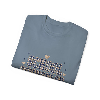 Navy Plaid SC T-Shirt *Not Embroidered*