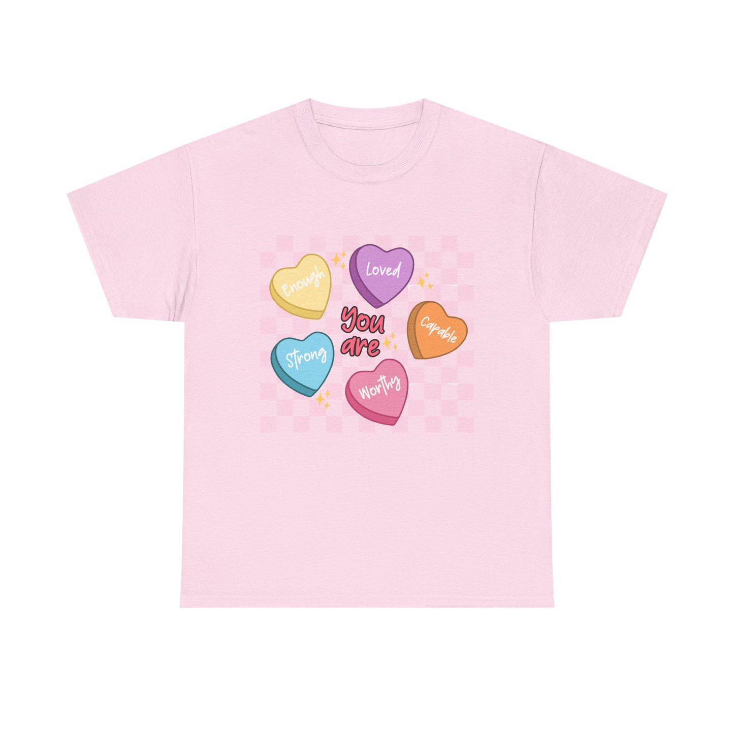 Positive Candy Hearts Unisex T-Shirt
