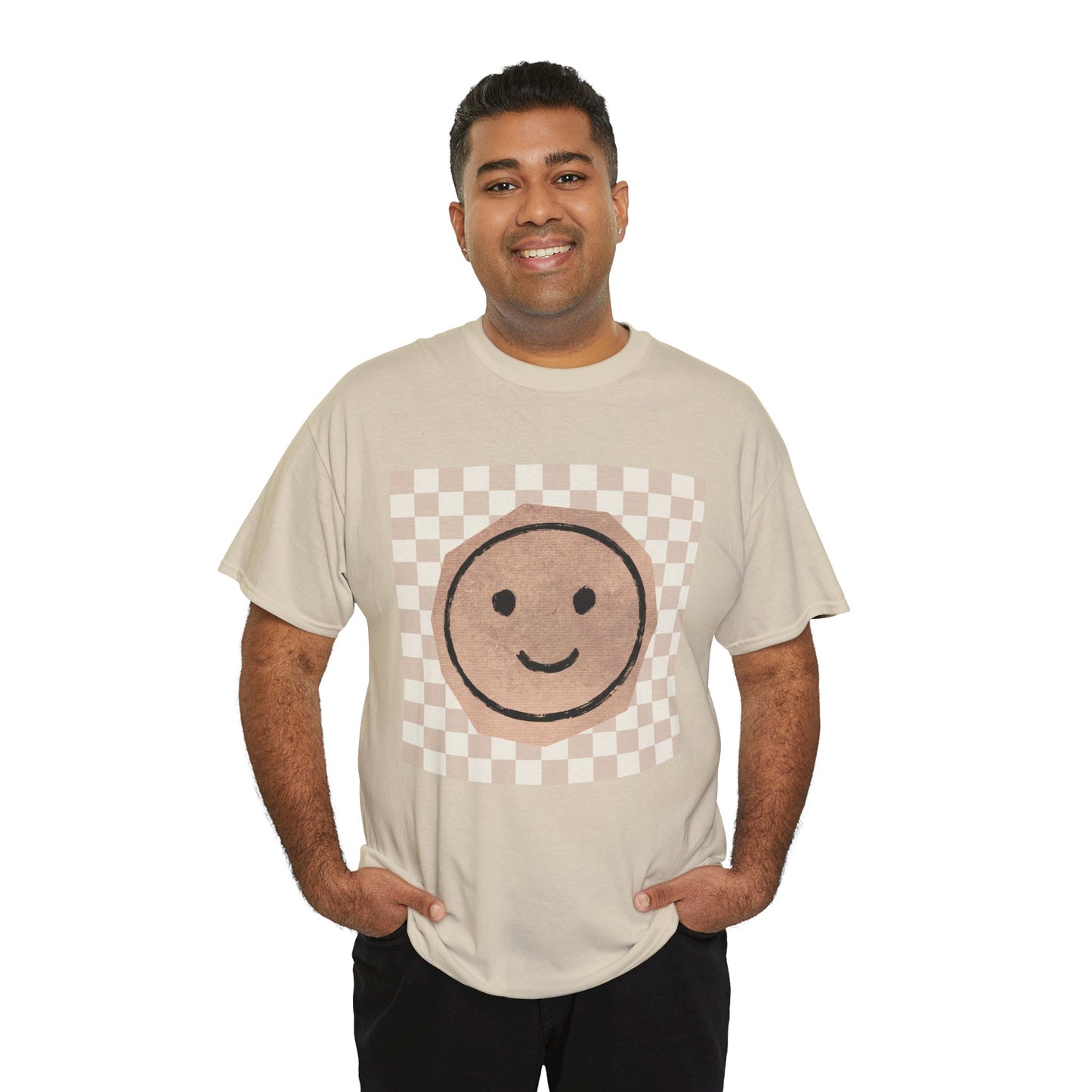 Smiley Checkerboard Unisex T-Shirt