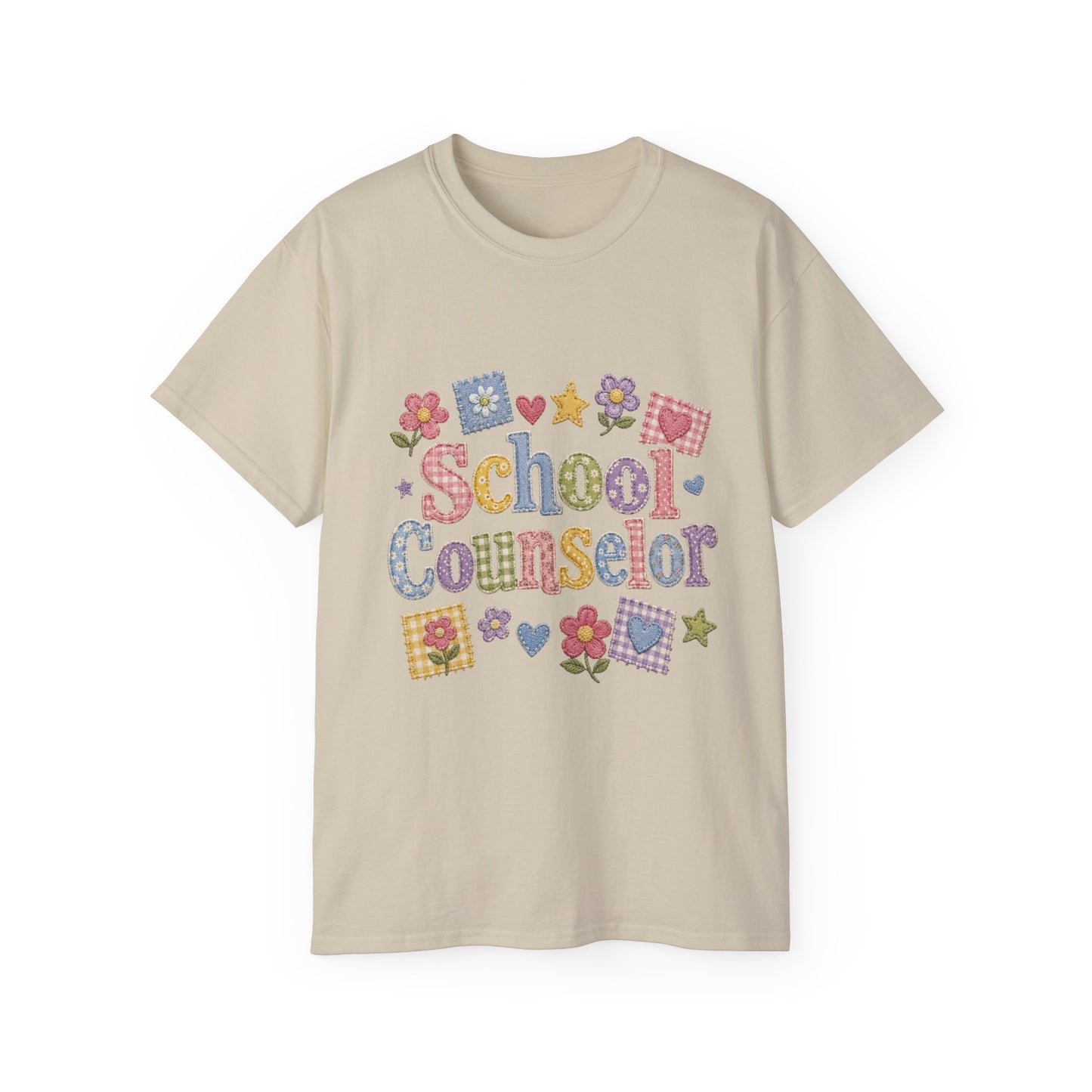 Patchwork Floral SC T-Shirt *Not Embroidered*