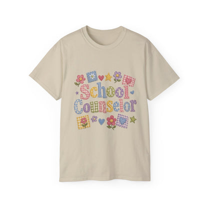 Patchwork Floral SC T-Shirt *Not Embroidered*