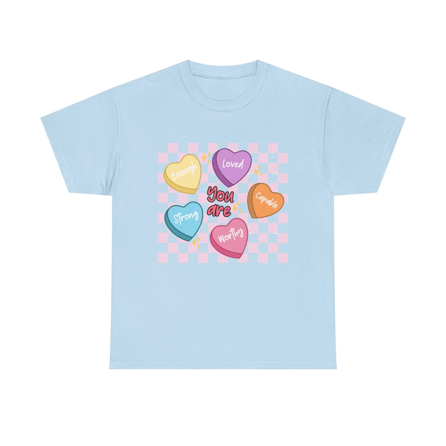 Positive Candy Hearts Unisex T-Shirt