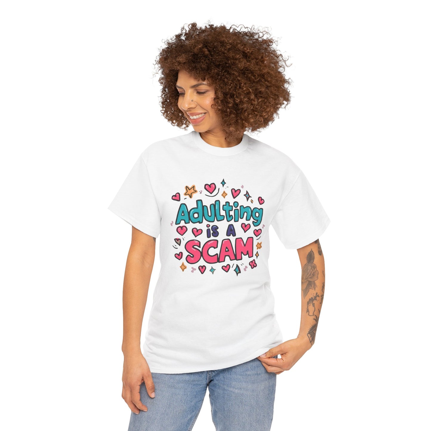 Adulting Is a Scam T-Shirt Unisex T-Shirt